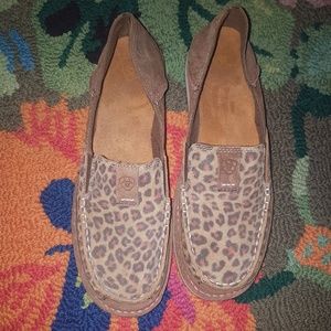 Ariat womens slipons leopard